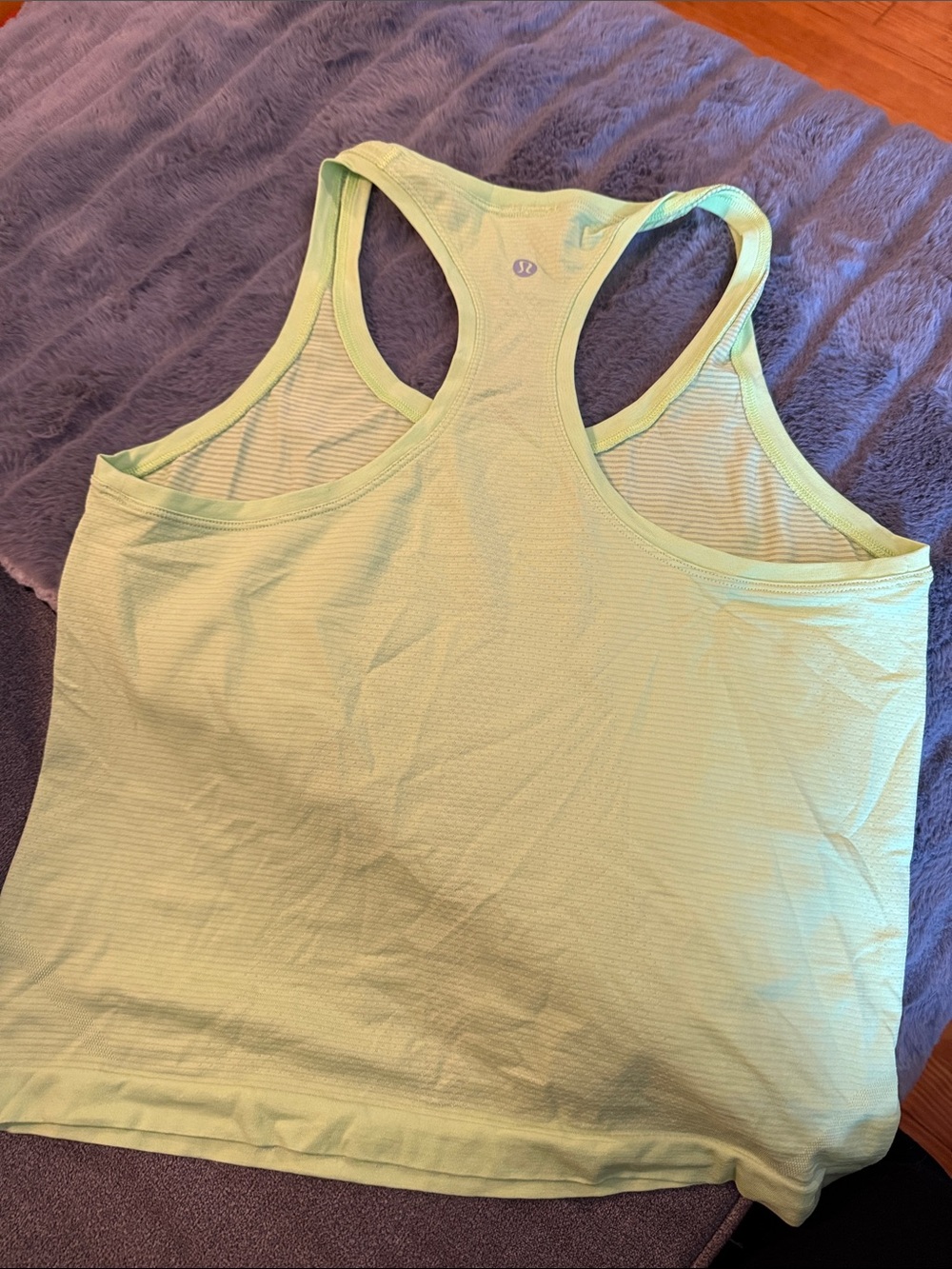 lululemon athletica Light Lime Racerback Tank